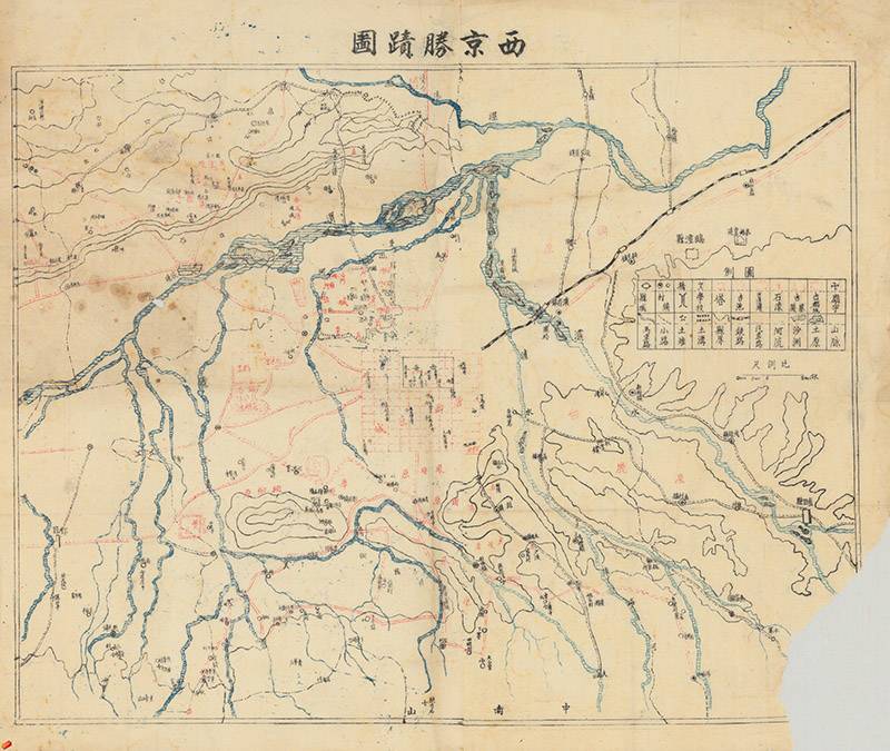 1932年《西京胜迹图》
